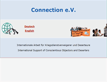 Tablet Screenshot of connection-ev.org